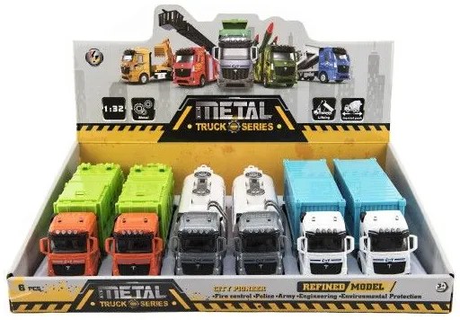 Camion din metal/plastic 3 tipuri