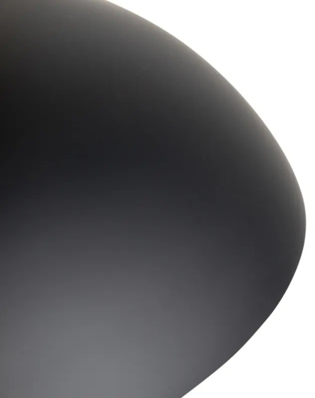 Lampă pendantă inteligentă neagră cu auriu inclusiv Wifi G95 - Titus