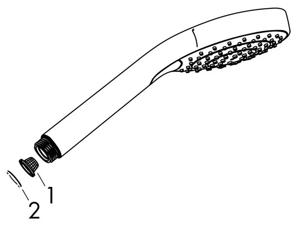 Para de dus Hansgrohe, Croma Select E Vario, crom