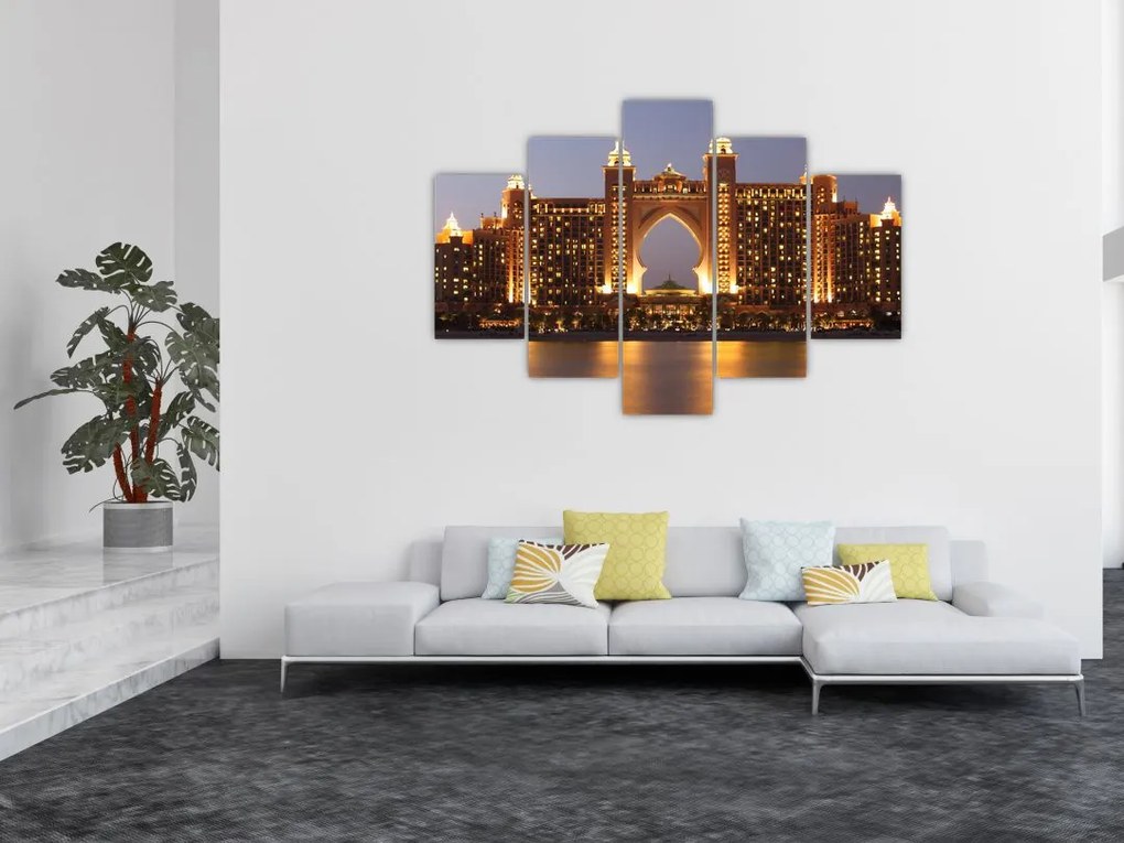 Tablou construcției în Dubai (150x105 cm)