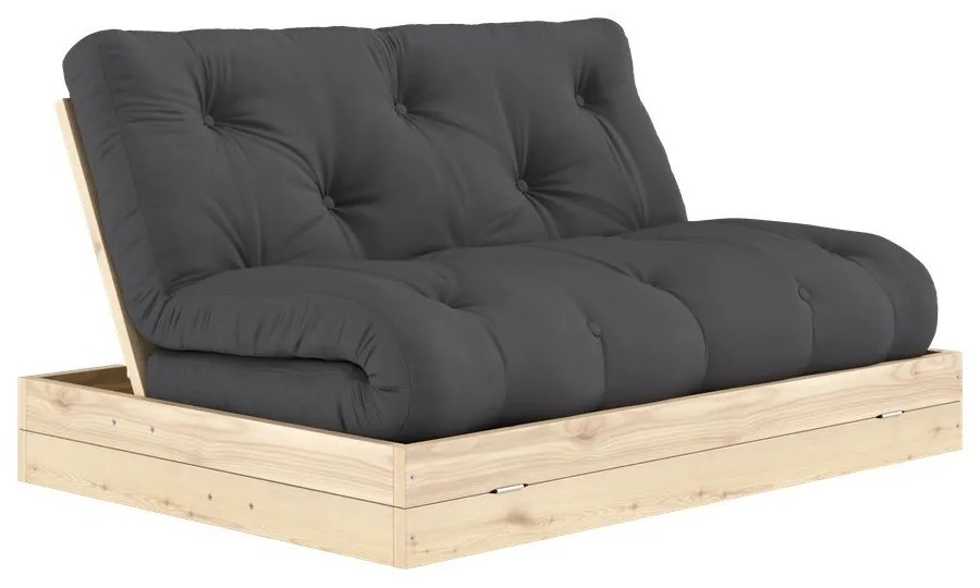 Canapea gri închis extensibilă 145 cm Flip – Karup Design