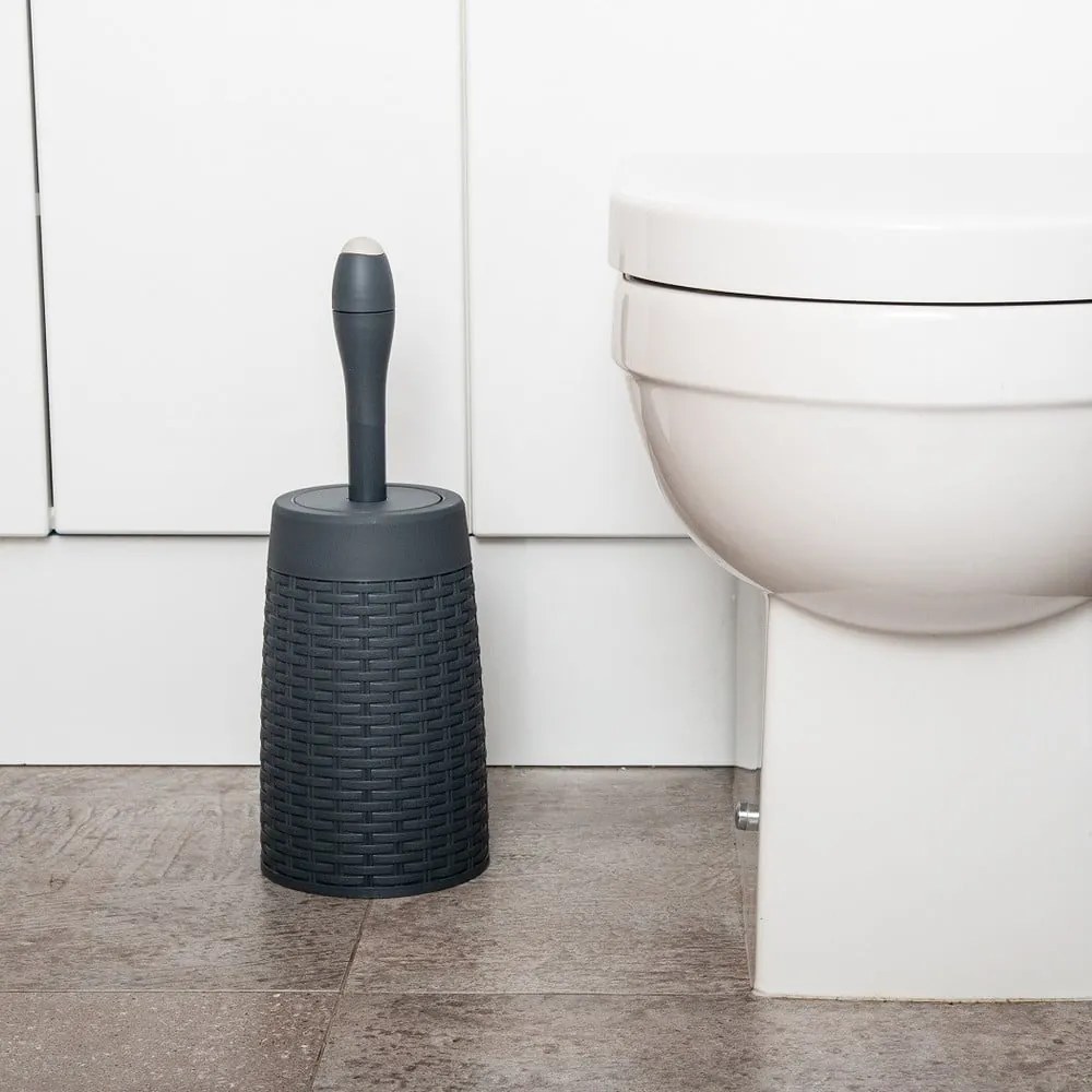 Perie de WC gri din plastic – Addis