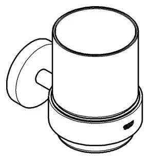 GROHE 41194DC0 - Suport cu pahar START din oțel inoxidabil