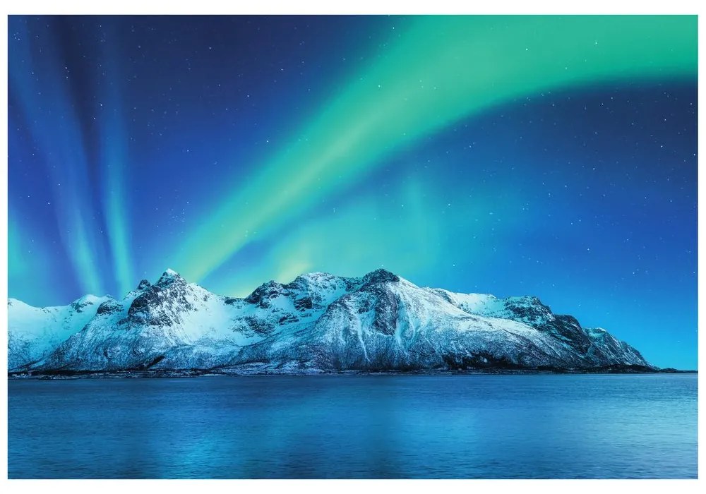 Fototapet aurora polară arctică