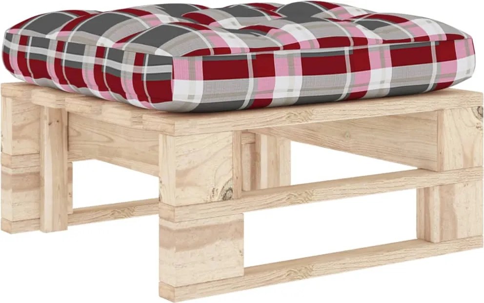 vidaXL Taburet de grădină din paleți, lemn de pin tratat