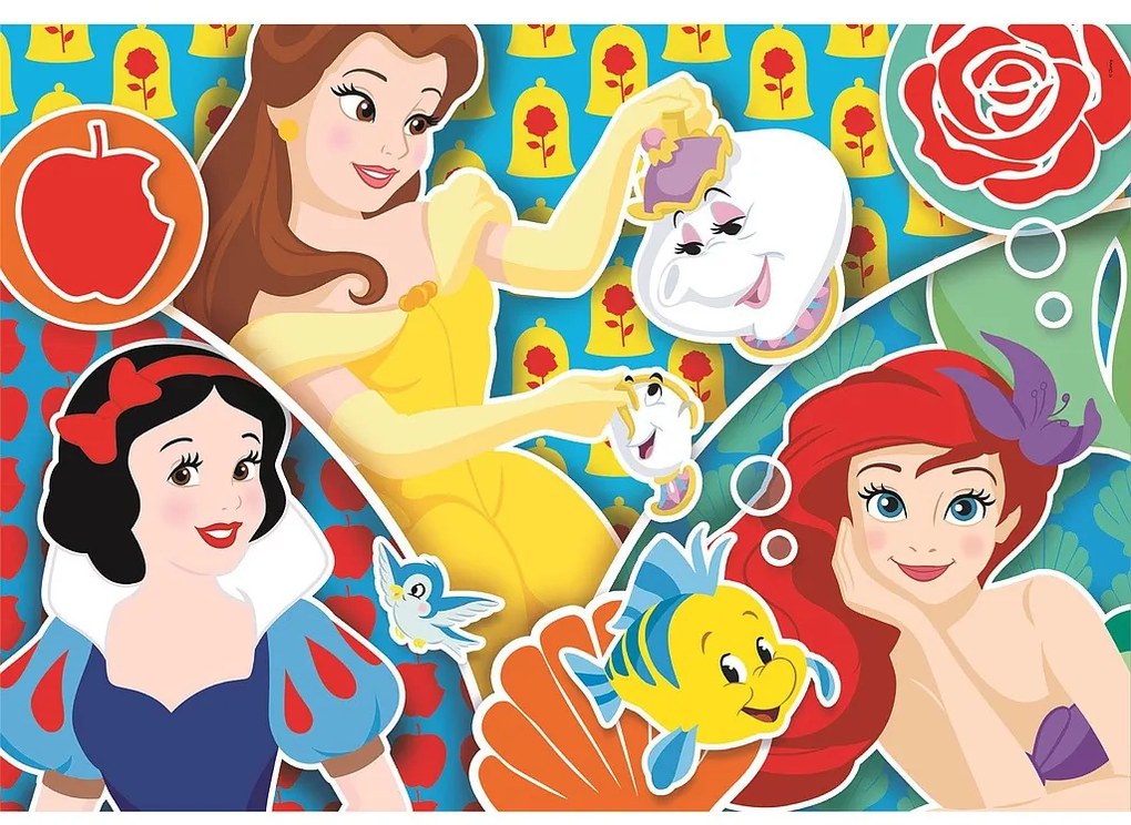 Prințesele Disney Puzzle 2x20 de piese Clementoni
