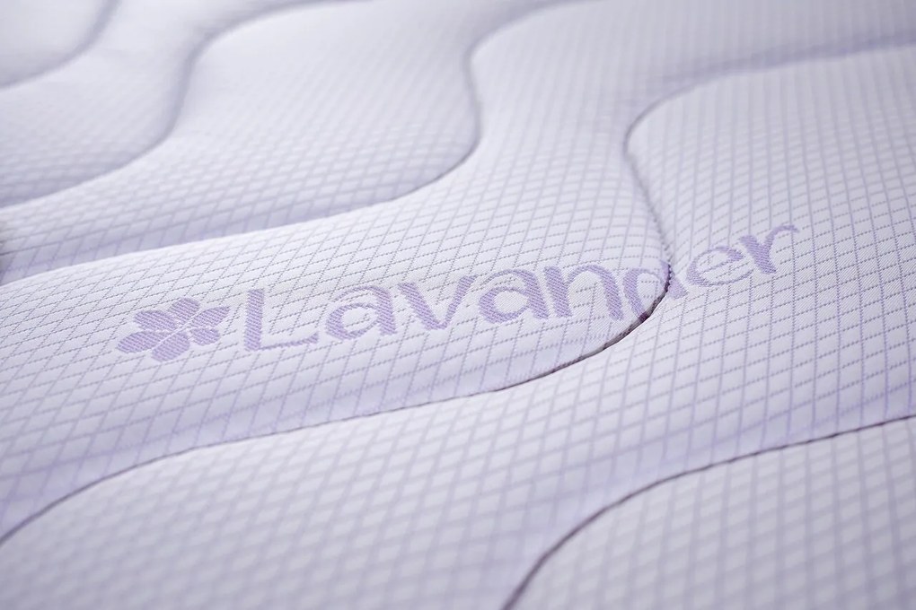 Saltea Green Future, Lavanda Therapy 14+2, Memory Arctic Gel, 90x200 cm, H 17 cm, Super Ortopedica, Anatomica