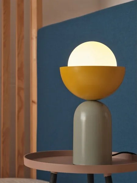 Osram - Lampă de masă DECOR BOWL 1xE14/25W/230V verde/galben