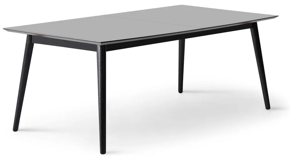 Masă de dining neagră/gri antracit extensibilă 100x210 cm Meza – Hammel Furniture