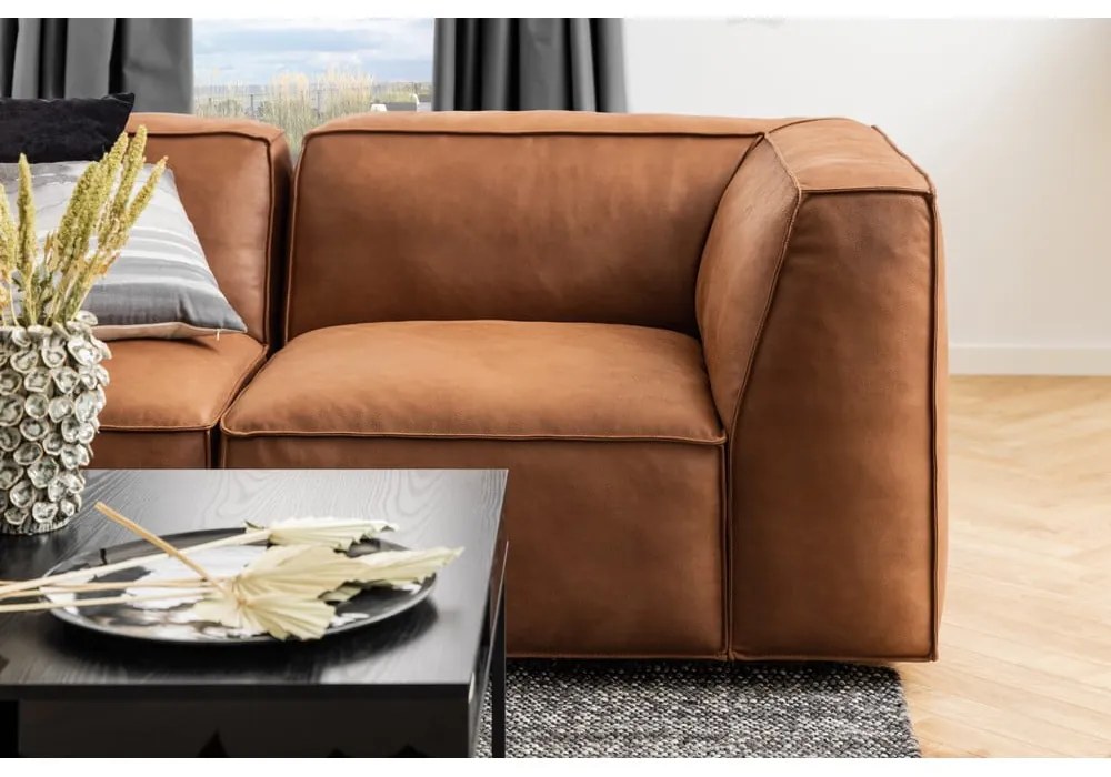 Măsuță de cafea neagră cu blat cu aspect de lemn de frasin 80x80 cm Willford – Actona