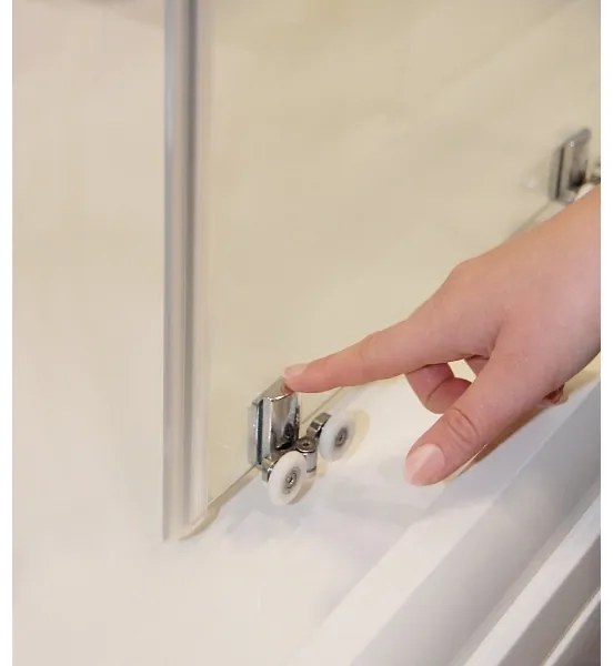 Ravak X1LM70C00Z1 - Cabină de duș colțar BLIX SLIM, 90x90 cm, 4 elemente, crom lucios