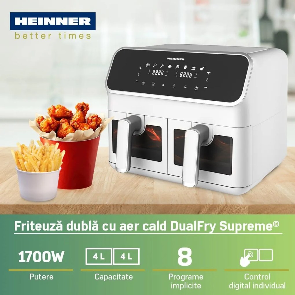 FRITEUZA AER CALD HEINNER HAF-H8DB17WH