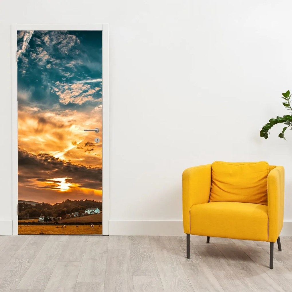 Fototapet pentru ușă - Norii (95x205cm)