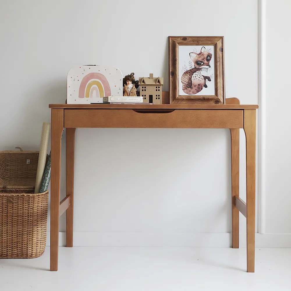 Birou pentru prescolari, cu sertar, stil retro, Noble Vintage