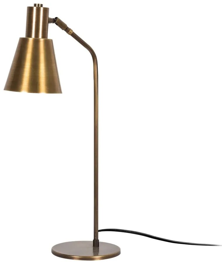 Veioză în culoarea bronz cu abajur din metal (înălțime 50 cm) Sivani – Opviq lights