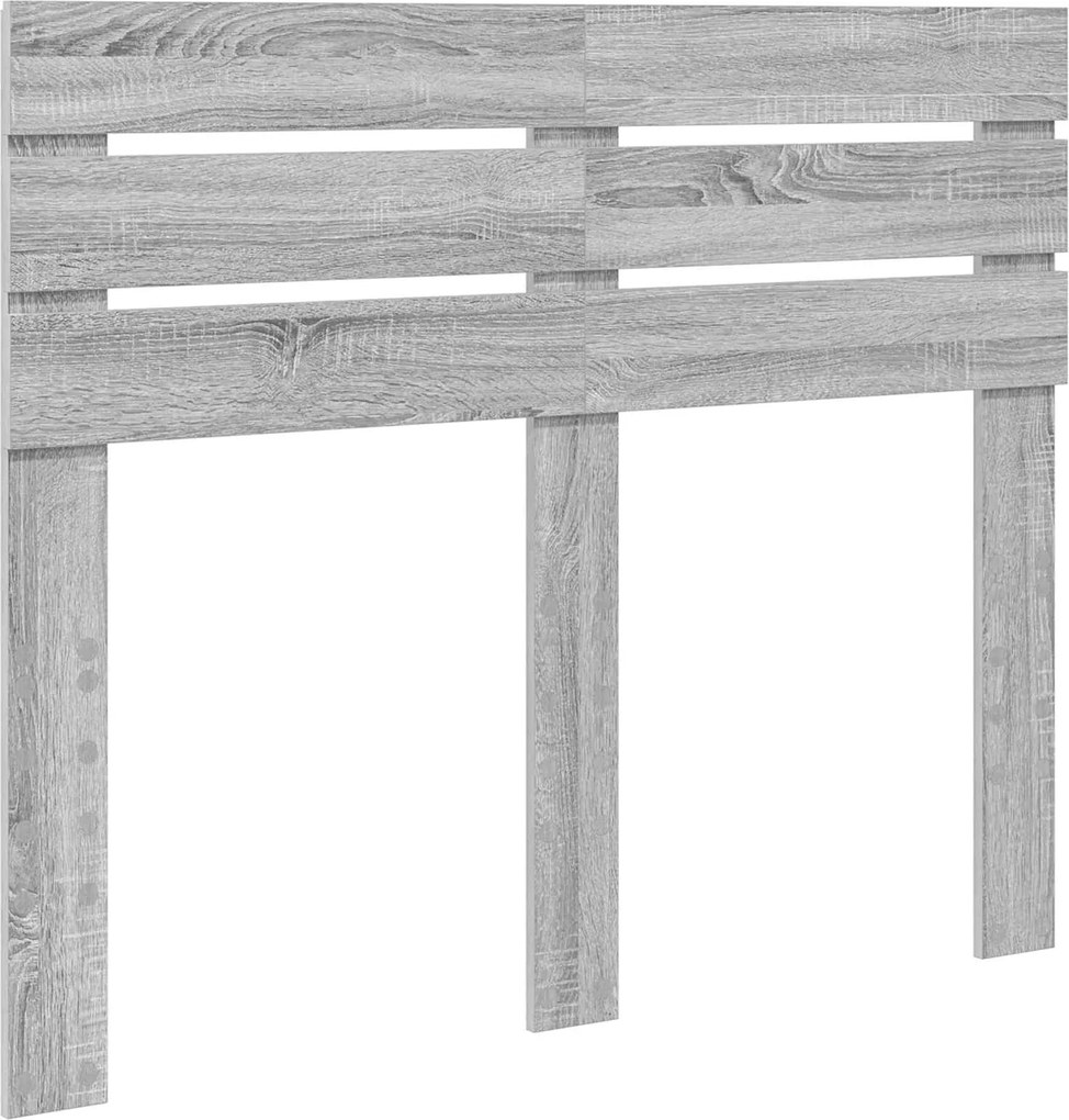 vidaXL Tăblie cap Gri Sonoma 120 cm Lemn compozit