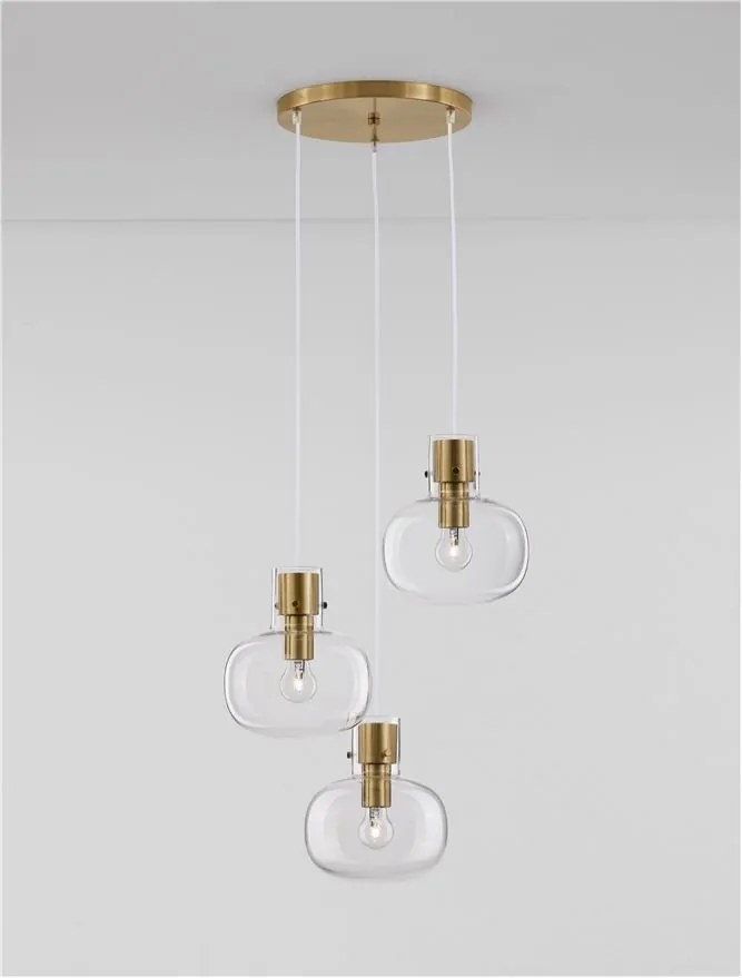 Lustra cu 3 pendule design modern CINZIA