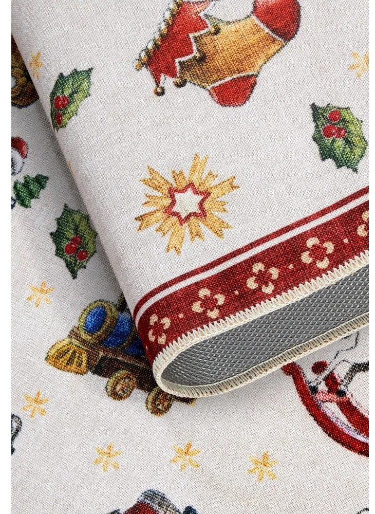 Covor tip traversă roșu 80x200 cm cu model de Crăciun Red Christmas – Villeroy&amp;Boch