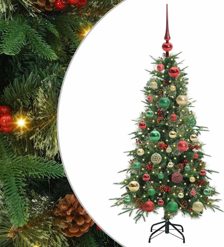 vidaXL Brad de Crăciun artificial cu ramuri articulare Verde 120 cm