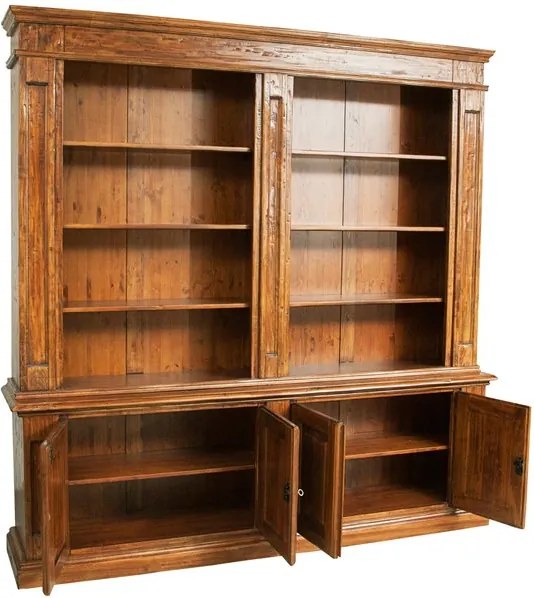 Biblioteca L230 47 H235 cm, lemn masiv