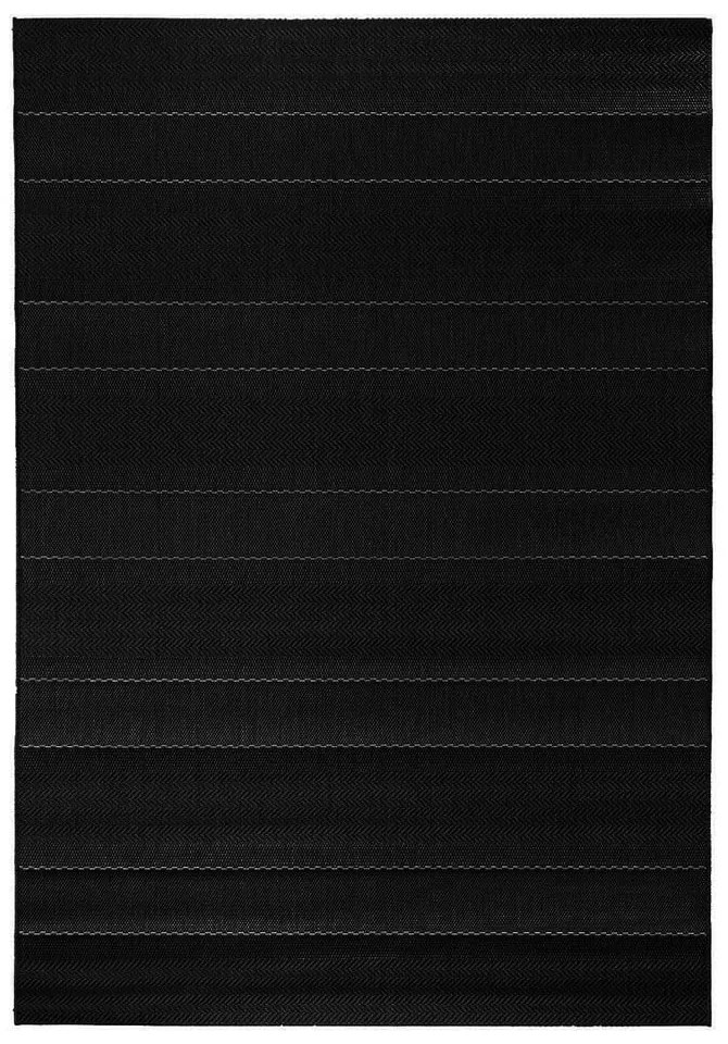 Covor adecvat interior/exterior Hanse Home Sunshine, 200x290 cm, negru