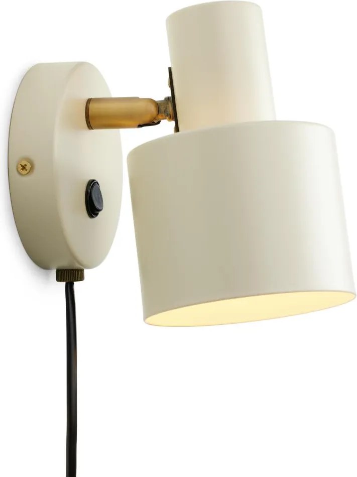 Halo Design 746873 - Aplica de perete tip spot VOGUE, 1xE27/40W/230V, crem/alamă