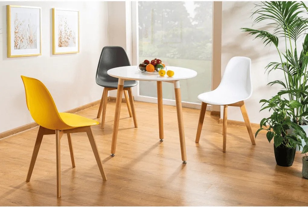 Scaun MORIS gri deschis