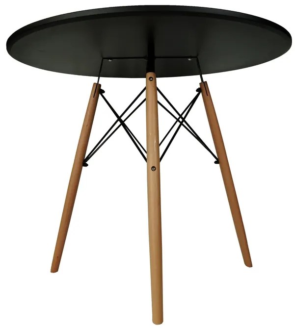 OFERTA Masa de dining neagra OSLO 90x90 II. calitate