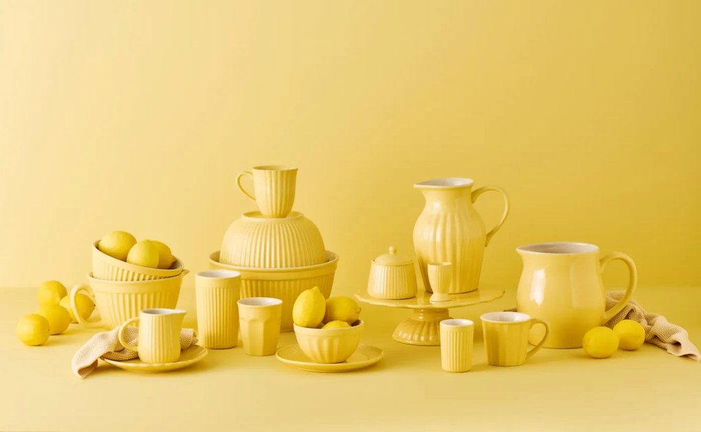 Cana ceramica galbena 200 ml MYNTE LEMONADE
