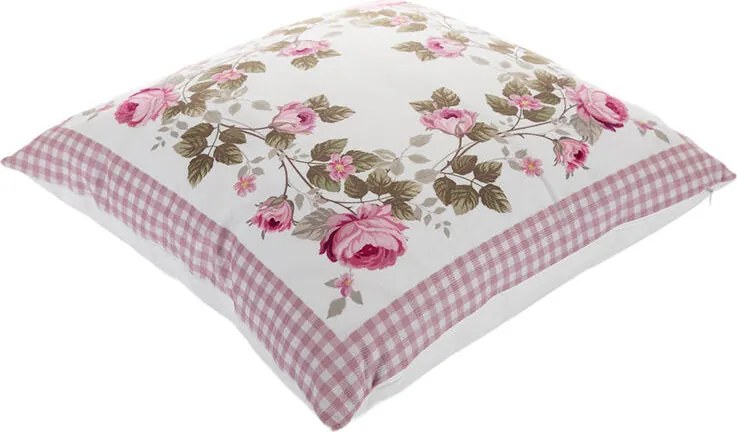 Set de 2 fețe pernuțe TRANDAFIRI ÎNFLOREȘTE 40 x 40 cm