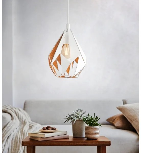 Eglo 43001 - Lustră pe cablu CARLTON 1xE27/60W/230V