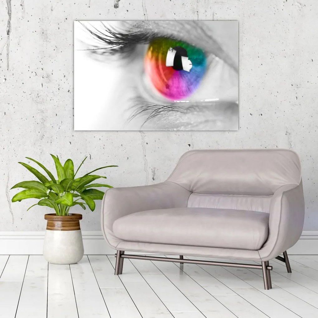 Tablou - Iris din ochi (90x60 cm)