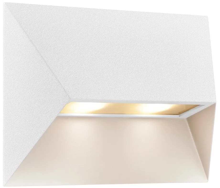 Aplica de perete pentru iluminat exterior IP54 Pontio 27 alb