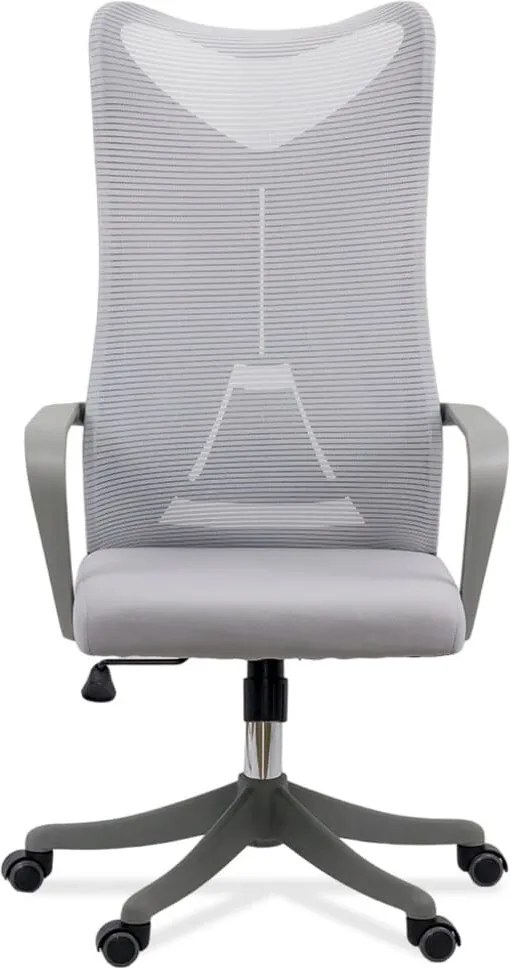 Scaun de birou ergonomic cu suport lombar si spatar inalt OFF 634 gri