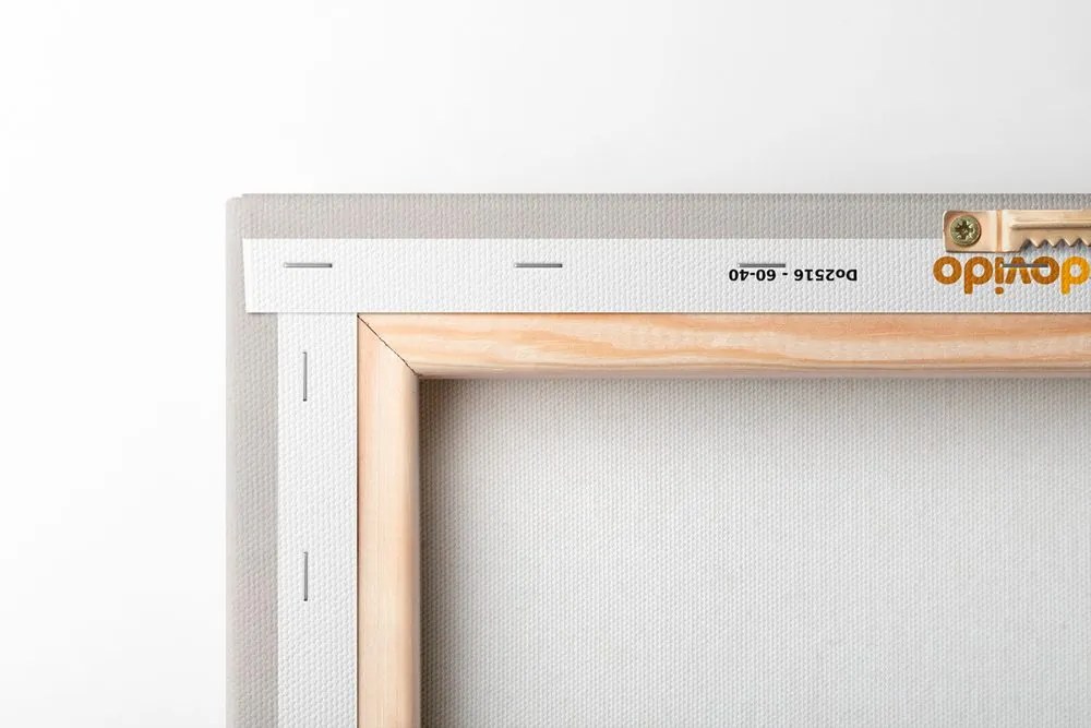 Tablou frunze minimaliste de cupru