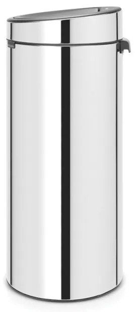 Cos de gunoi Brabantia Touch Bin New 650010, 30 L, Inchidere silentioasa si lina, Inox