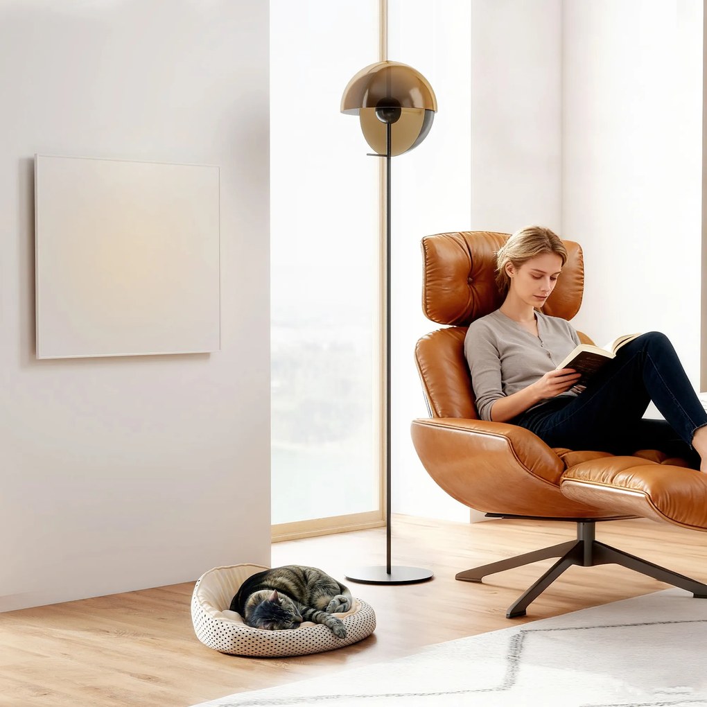 HOMCOM Încălzitor electric, montaj pe perete, încălzire cu infraroșu, eficient energetic, termostat, temporizator, telecomandă, protecție la supraîncălzire | Aosom Romania