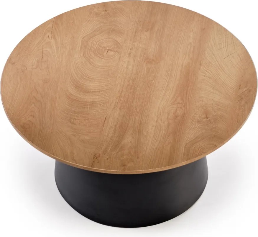 Set măsuțe de cafea Malomi - stejar natural / negru