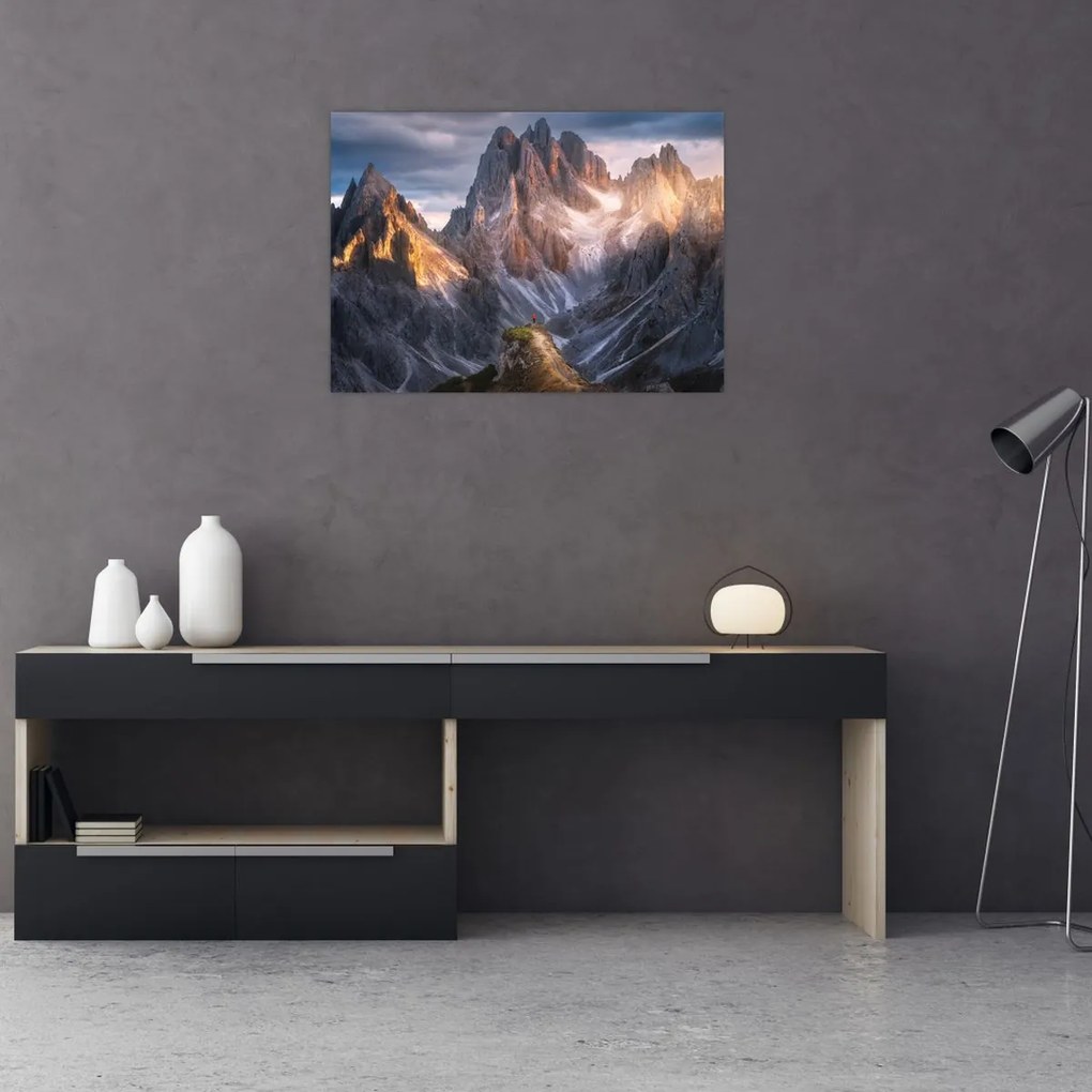 Tablou - Panoramă de munte (70x50 cm)
