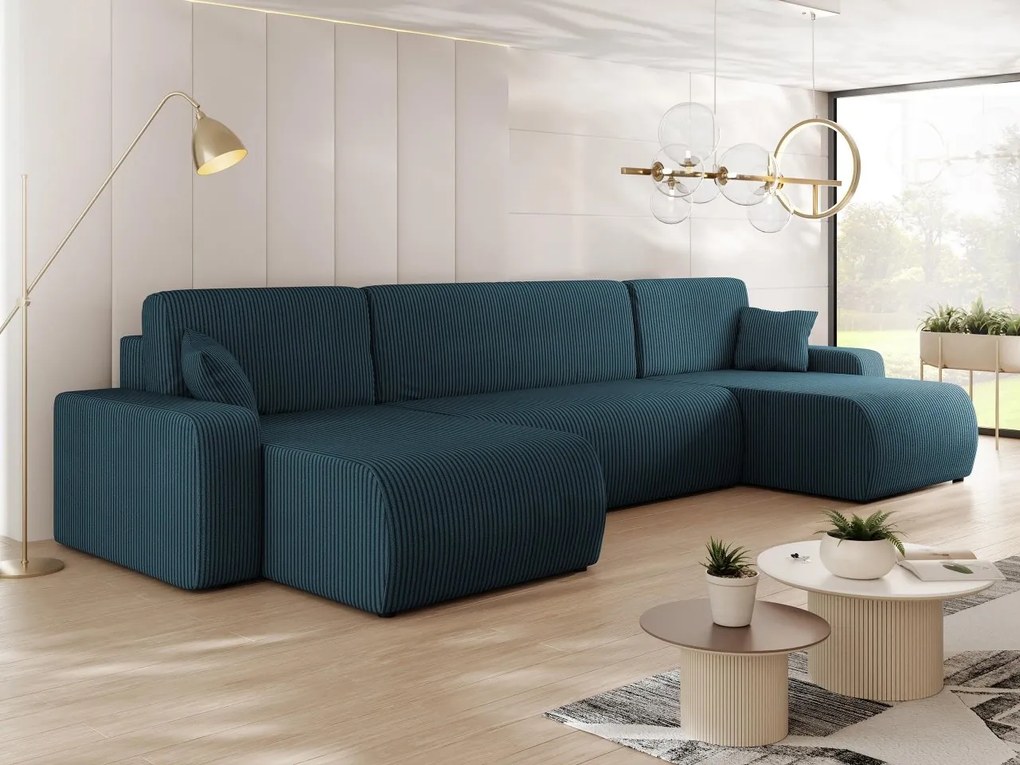 Colțar în formă de U Euston U S (Albastru închis) (cu sp. depozitare). Promo -17%. 1104891