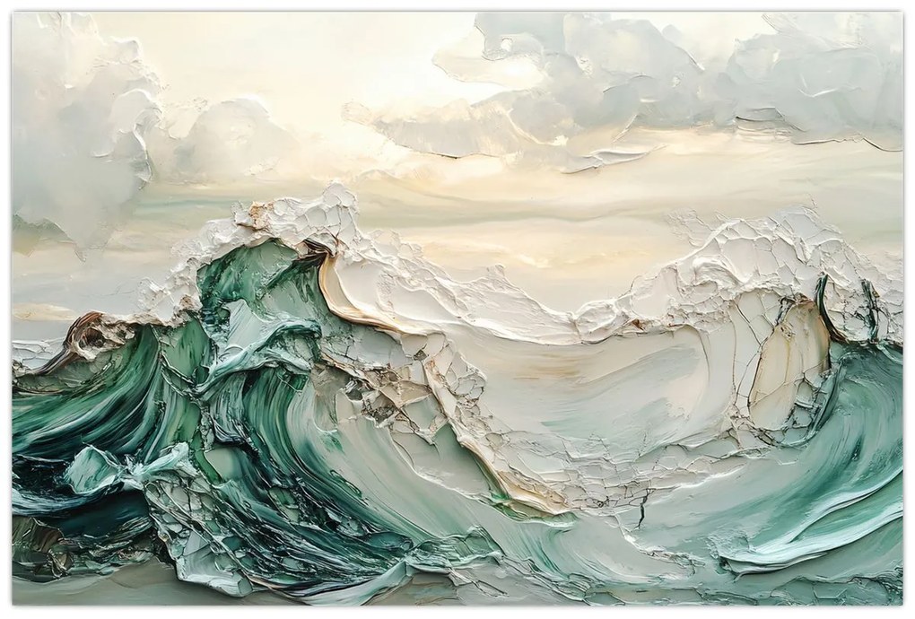 Tablou - Abstracție Marină 3D (90x60 cm)
