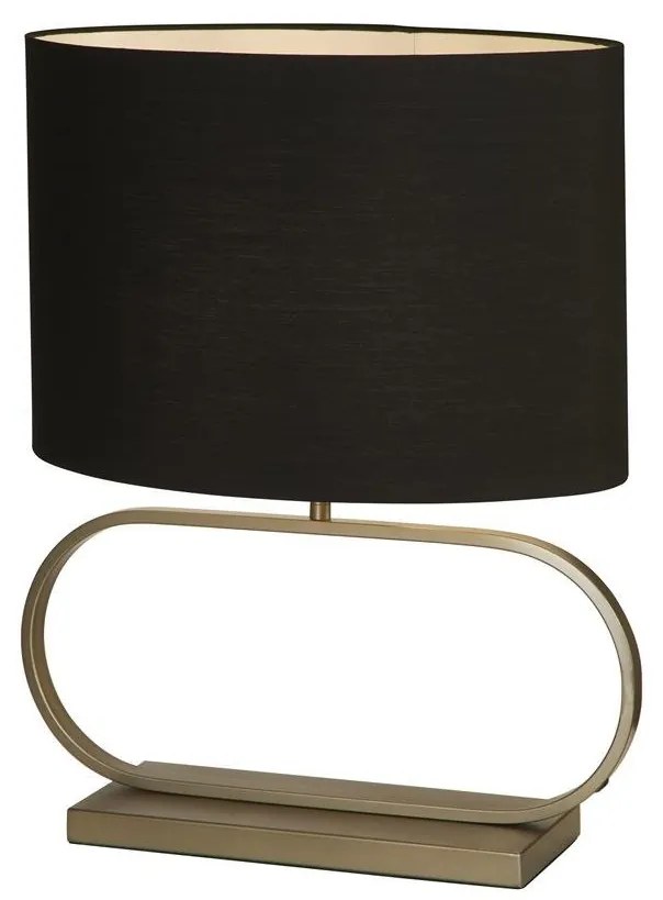 Veioza/Lampa de masa decorativa Sleek bronz/negru