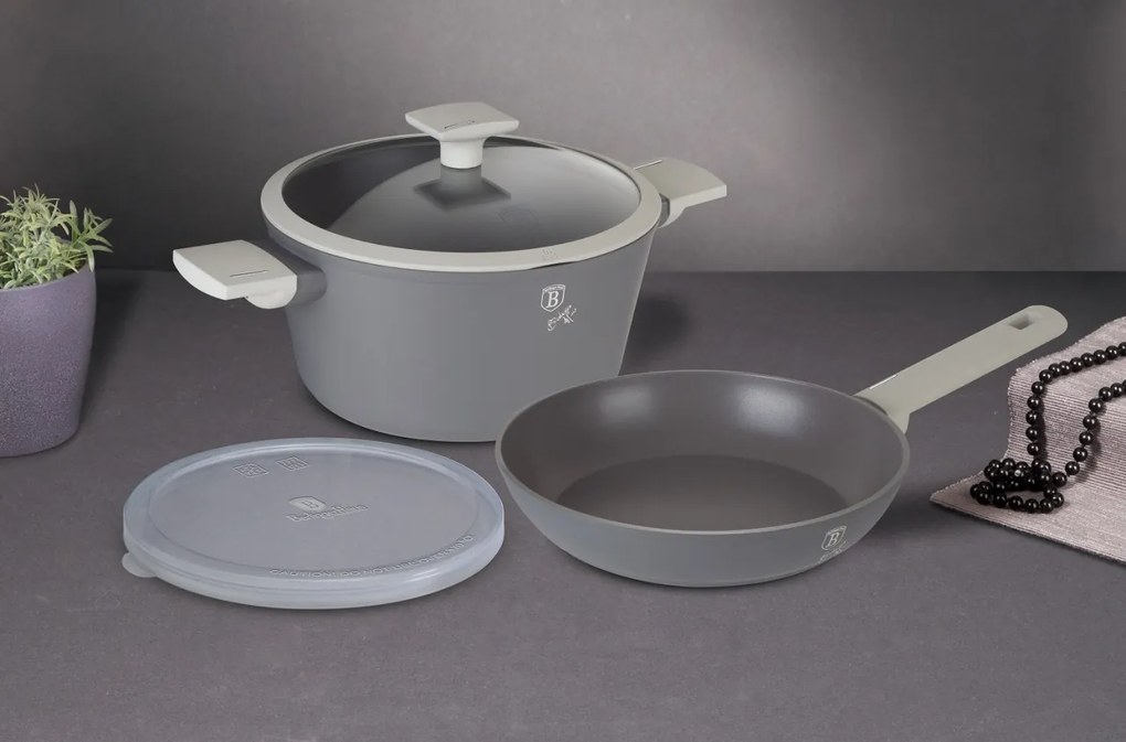 RESIGILAT - Set de vase de gătit din 4 piese Berlinger Haus BH 7079 Colecția Aspen