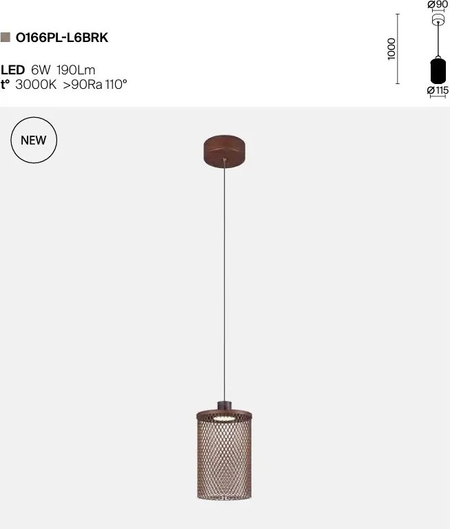 Pendul LED exterior design modern IP54 Latticea