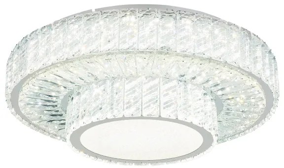 Plafonieră LED dimabilă Globo 67162-50D MUCKY 50W/230V d. 50 cm + telecomandă