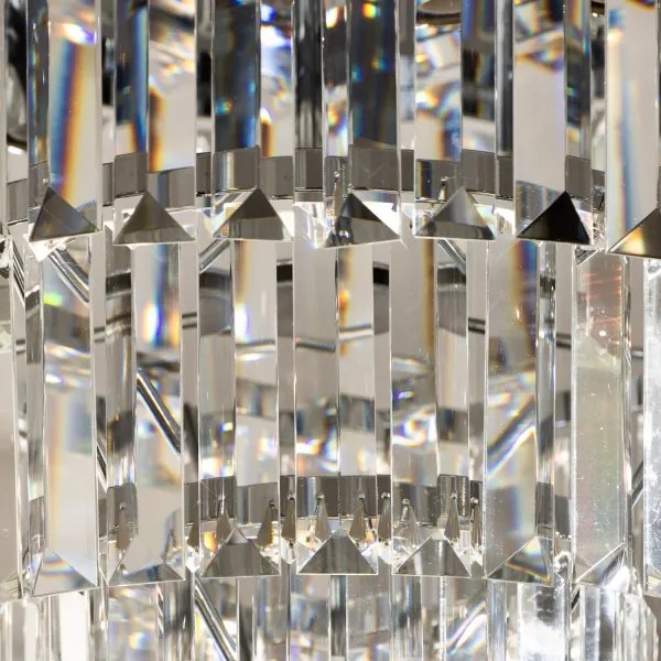 Brilagi - Plafonieră LED cu cristale MOZART, 5xE14/40W/230V, crom lucios