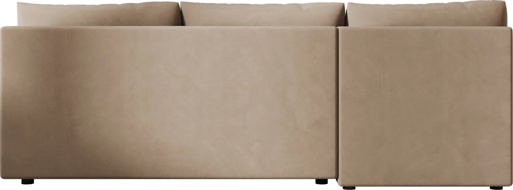 Coltar extensibil de colt VENORIA SLIM, bej, reversibil, 200x143 cm + 2 perne GRATUIT
