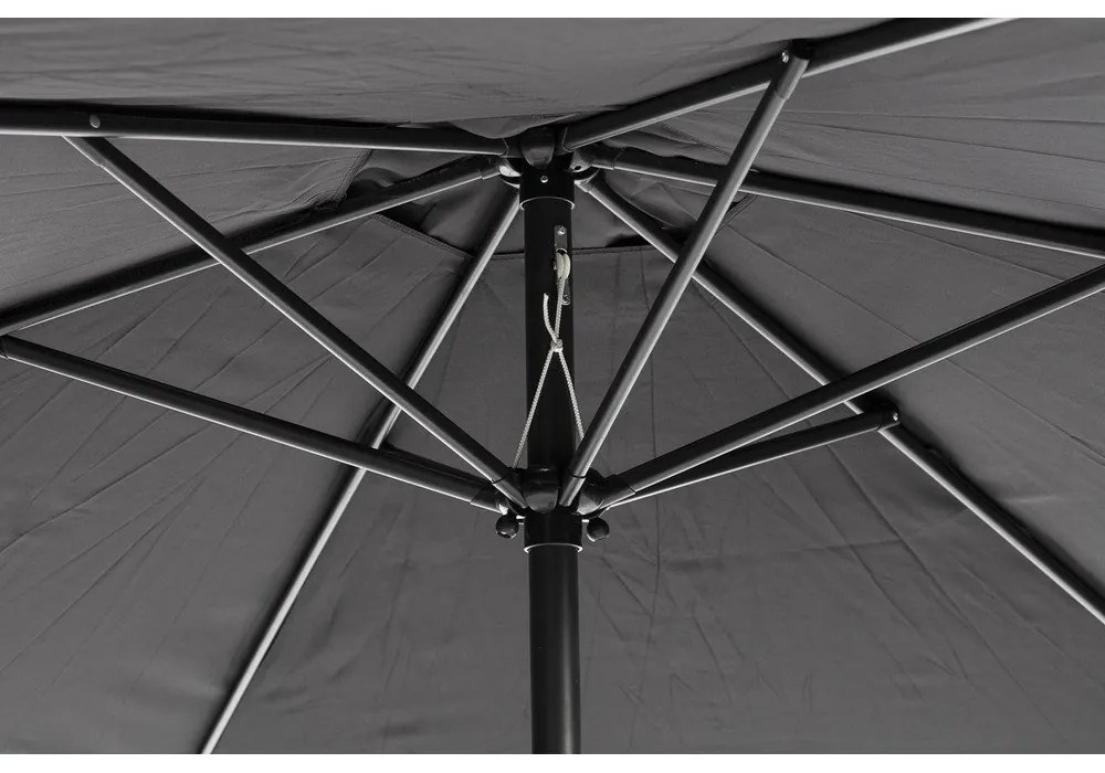 Umbrelă de soare neagră ø 300 cm Happy Sun – Bonami Essentials