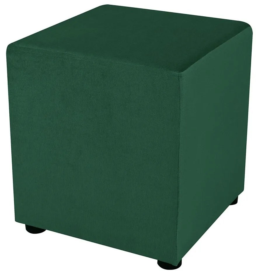 Taburet SIX, 40 x 40 cm, verde