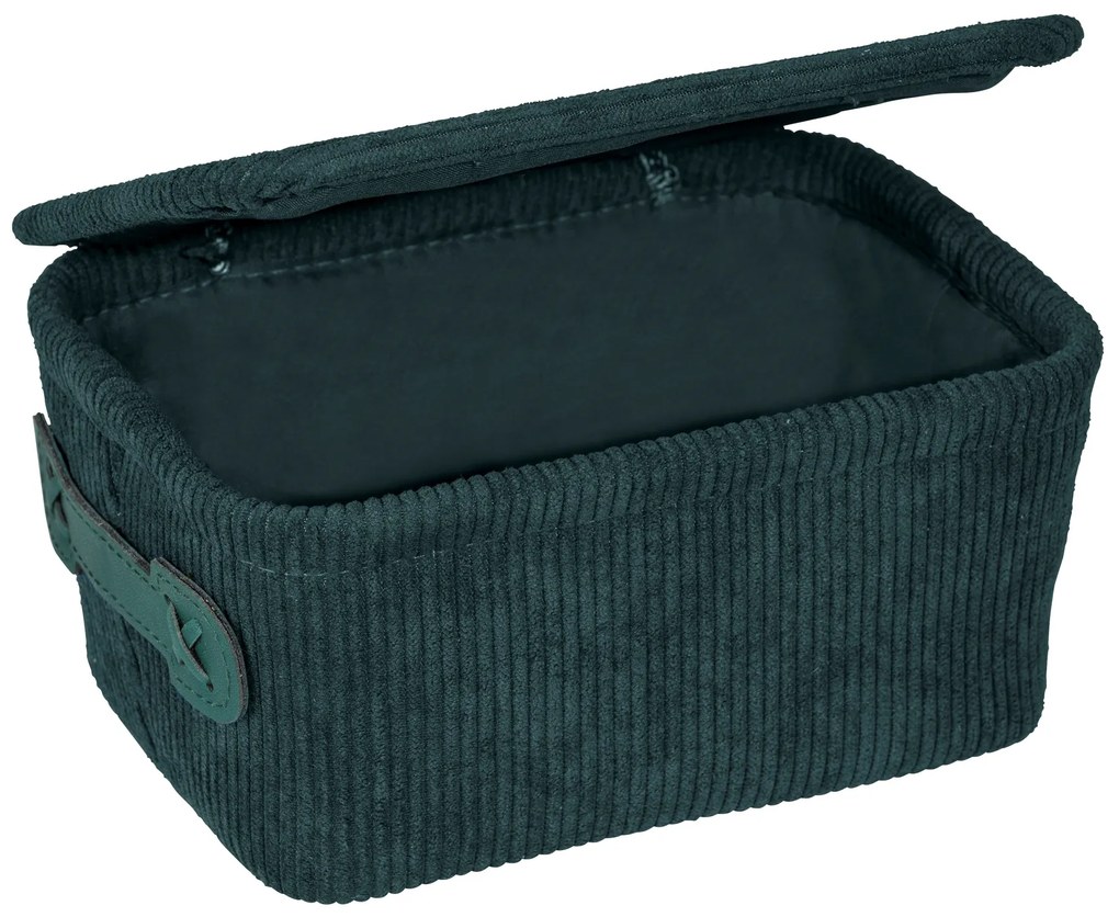 Cos de baie ANELA cu capac, 14 x 19 cm, WENKO